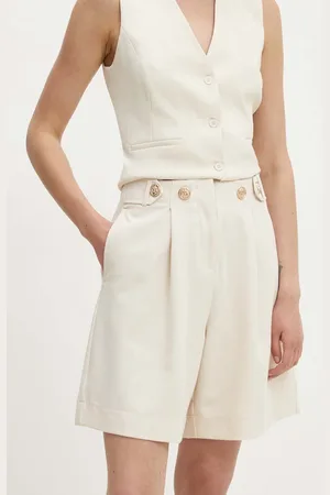 ANSWEAR Kraťasy dámské, barva, hladké, high waist
