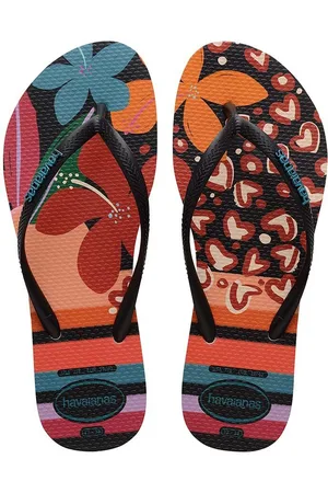 Havaianas Žabky SLIM PATCHWORK dámské, barva, na plochém podpatku, 4148944.9446
