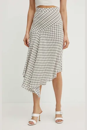 Elisabetta Franchi Sukně barva, midi, pouzdrová, GO00841E2 NORBLIN