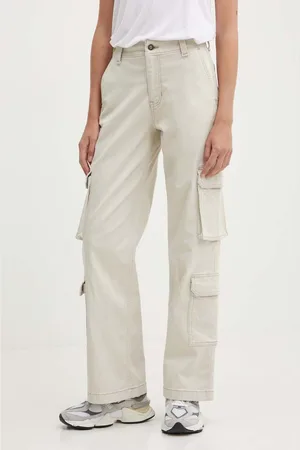 Hollister Kalhoty dámské, barva, jednoduché, high waist, KI356-4095-101