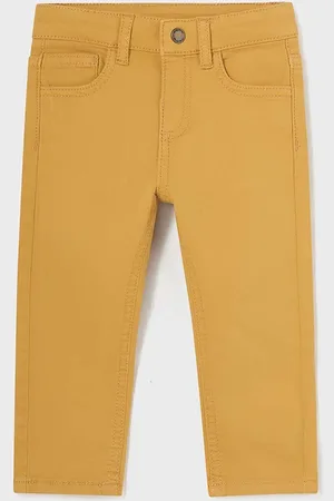 Mayoral Kojenecké kalhoty slim fit barva, hladké