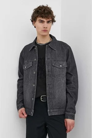 WoodWood Džínová bunda Ivan Denim pánská, barva, přechodná, 12315107.7051