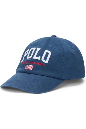 Ralph Lauren Dětská bavlněná kšiltovka tmavomodrá barva, s aplikací, 322940810001