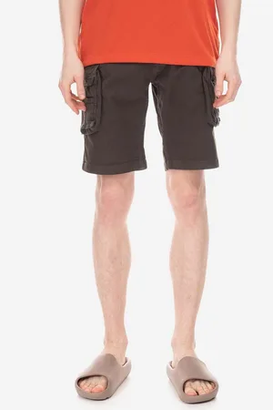Alpha Industries Kraťasy Crew pánské, šedá barva, 176203.136-grey