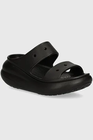 Crocs Pantofle Classic Crush Sandal dámské, barva, na platformě, 207670