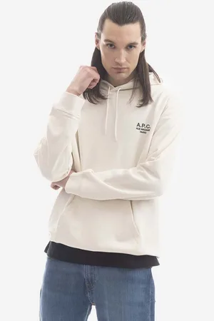 A.P.C. Bavlněná mikina Marvin Hoodie COEZD-H27733 BLACK pánská, černá barva, s kapucí, aplikací