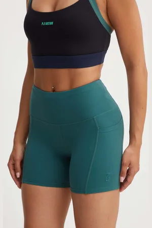 P.E Nation Tréninkové šortky Recalibrate barva, hladké, high waist, 241S247