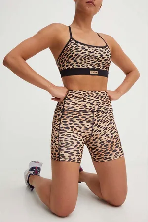 P.E Nation Tréninkové šortky Recalibrate Print barva, vzorované, high waist, 242S285