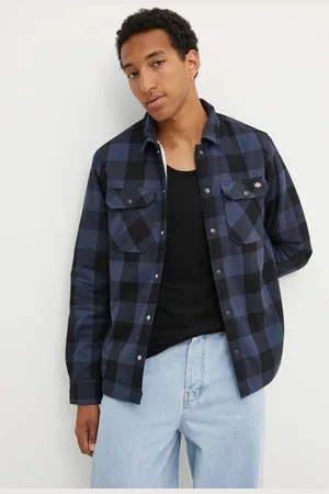 Dickies Košile pánská, tmavomodrá barva, regular, DK0A4XGRNV0-NAVY