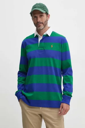 Ralph Lauren Bavlněné tričko s dlouhým rukávem barva