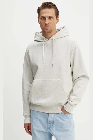 A.P.C. Bavlněná mikina Hoodie Bruce pánská, barva, s kapucí, melanžová, COGWV.H27867.PAA