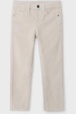 Mayoral Dětské manšestrové kalhoty corduroy slim fit basi barva, 537
