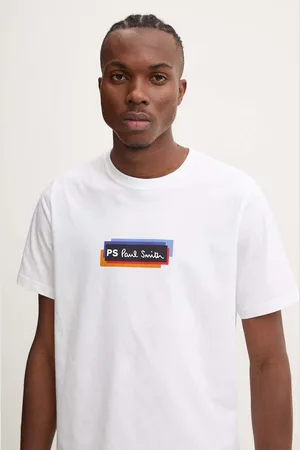 Paul Smith Bavlněné tričko barva, s potiskem, M2R.011R.NP4808