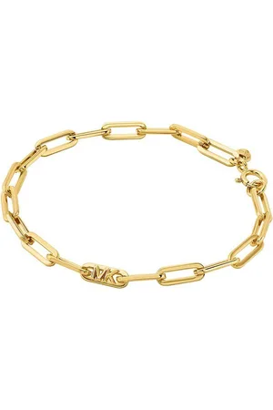 Michael Kors Pozlacený stříbrný náramek MKC174400710