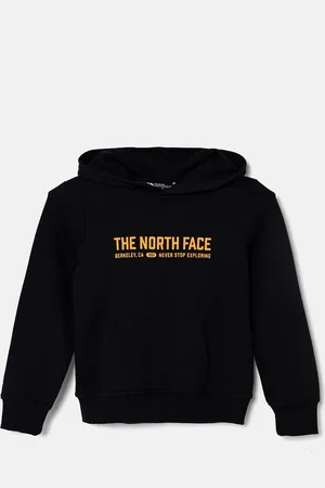 The North Face Dětská bavlněná mikina VARSITGRAPHIC RELAXED HOODIE barva, s kapucí, s potiskem, NF0A89HBJK31