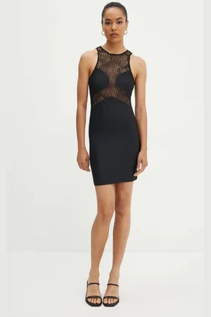 ROTATE Šaty Stretchy Mini Dress barva, mini, 112913100
