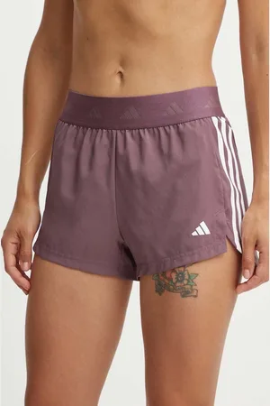 adidas Tréninkové šortky Hyperglam barva, s potiskem, high waist, IX3220