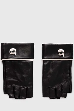 Karl Lagerfeld Kožené rukavice dámské, barva, 245W3605
