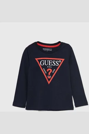 Guess Dětská bavlněná košile s dlouhým rukávem barva, s potiskem, N84I24 K8HM0