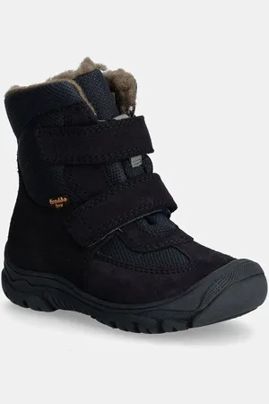 Froddo Dětské kožené sněhule LINZ WOOL TEX HIGH barva, G3160229