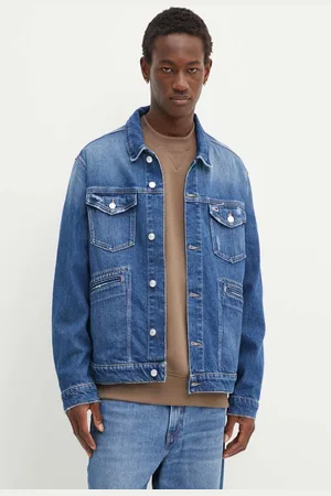 Tommy Hilfiger Džínová bunda pánská, přechodná, DM0DM19360
