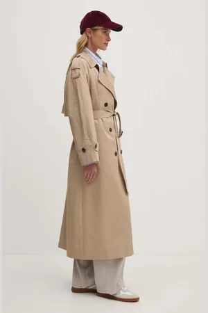 Tommy Hilfiger Bavlněný trenčkot barva, WW0WW43336