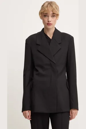 REMAIN Blazer s příměsí vlny Fitted Blazer barva, dvouřadový, 501915100