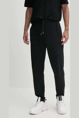 Armani Exchange Bavlněné tepláky barva, s aplikací, 6DZPLC ZJNNZ