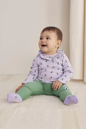 Bobo Choses Kojenecké body Pansy Flower 224AB005