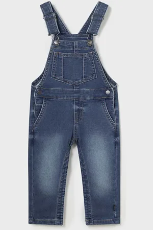 Mayoral Dětské kalhoty na šle soft denim 2637