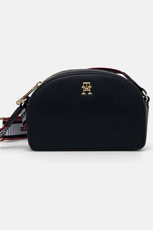 Tommy Hilfiger Kabelka tmavomodrá barva, AW0AW16682