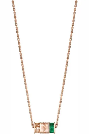 Emporio Armani Pozlacený stříbrný náhrdelník EG3577221