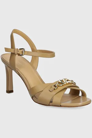 Michael Kors Kožené sandály Tiffanie barva, 40T4TFMS1L 222
