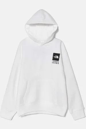 The North Face Dětská mikina COORDINATES GRAPHIC OVERSIZED HOODIE barva, s kapucí, s potiskem, NF0A89HKFN41