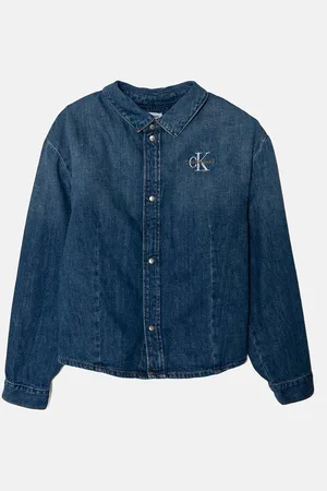 Calvin Klein Dětská riflová košile IG0IG02523