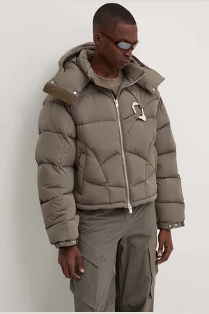 HELIOT EMIL Péřová bunda pánská, barva, zimní, oversize, HE.M.02.093.BLK01