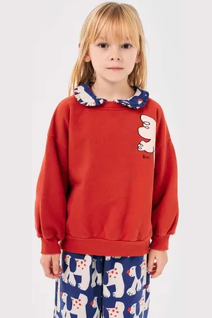 Bobo Choses Dětská bavlněná mikina Freedom Bird barva, s potiskem, 224AC040