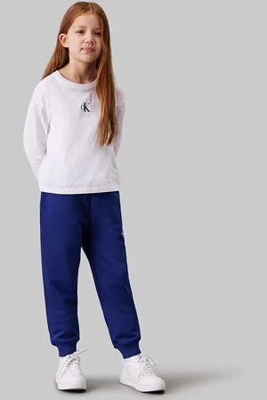 Calvin Klein Dětské bavlněné tepláky SWEATPANTS barva, s potiskem, IU0IU00285