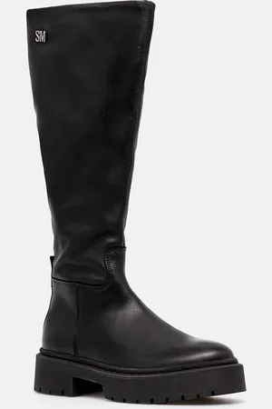 Steve Madden Kozačky Galina dámské, barva, na plochém podpatku, lehce zateplené, SM11003333