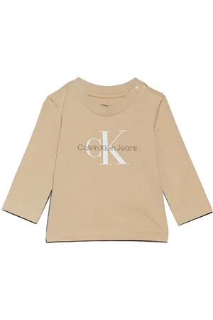 Calvin Klein Dětské tričko s dlouhým rukávem barva, IN0IN00005