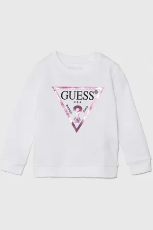 Guess Dětská bavlněná mikina barva, s potiskem, K74Q12 KAUG0