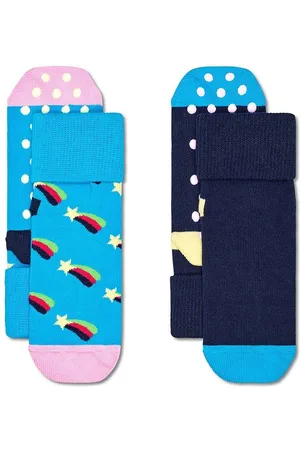 Happy Socks Dětské ponožky Kids Antislip 2-Pack Shooting Star Socks 2-pack barva, P001481