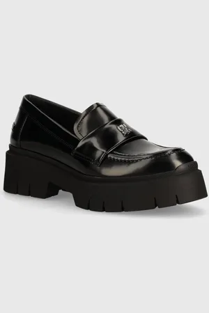 HUGO BOSS Mokasíny Kris dámské, barva, na platformě, 50523226
