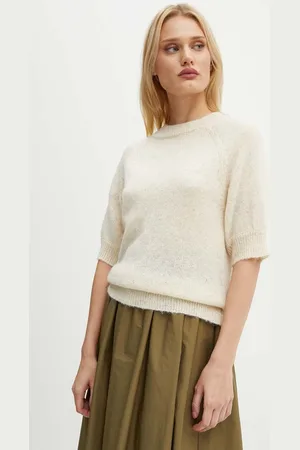 Bruuns Bazaar Svetr z vlněné směsi AlchemillaBBHalias knit dámský, barva, lehký, BBW4070