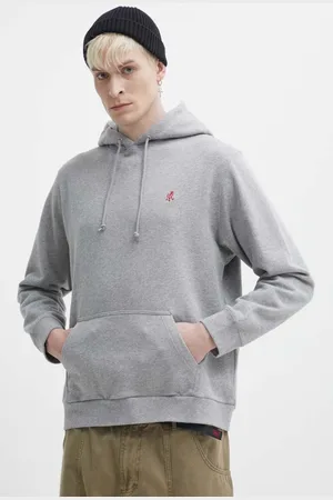 Gramicci Bavlněná mikina One Point Hooded Sweatshirt pánská, barva, s kapucí, hladká
