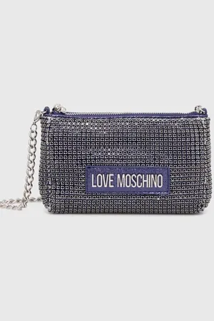 Moschino Kabelka tmavomodrá barva, JC4046PP1LLP100A