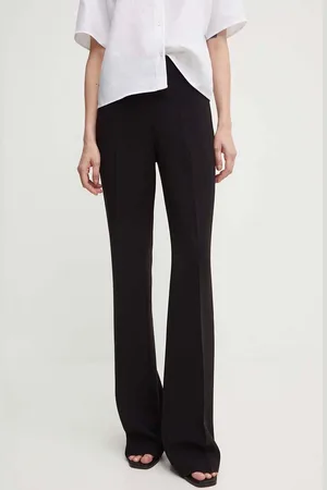 THEORY Kalhoty dámské, barva, zvony, high waist, G0709216