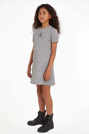 Calvin Klein Dívčí šaty barva, mini, IG0IG02585