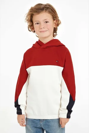 Tommy Hilfiger Dětská mikina barva, s kapucí, KB0KB09144