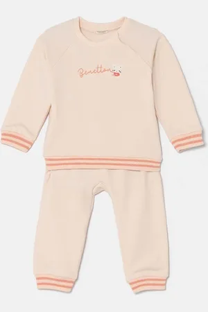 Benetton Kojenecká tepláková souprava barva, 32KNAK00Q